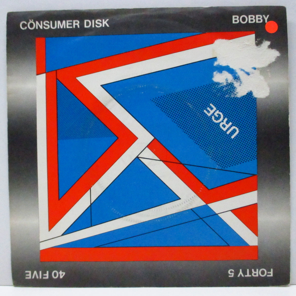 URGE (アージ) - Bobby (UK オリジナル 7"/光沢ソフト紙折り返しジャケ) コヴェントリーのポストパンク !