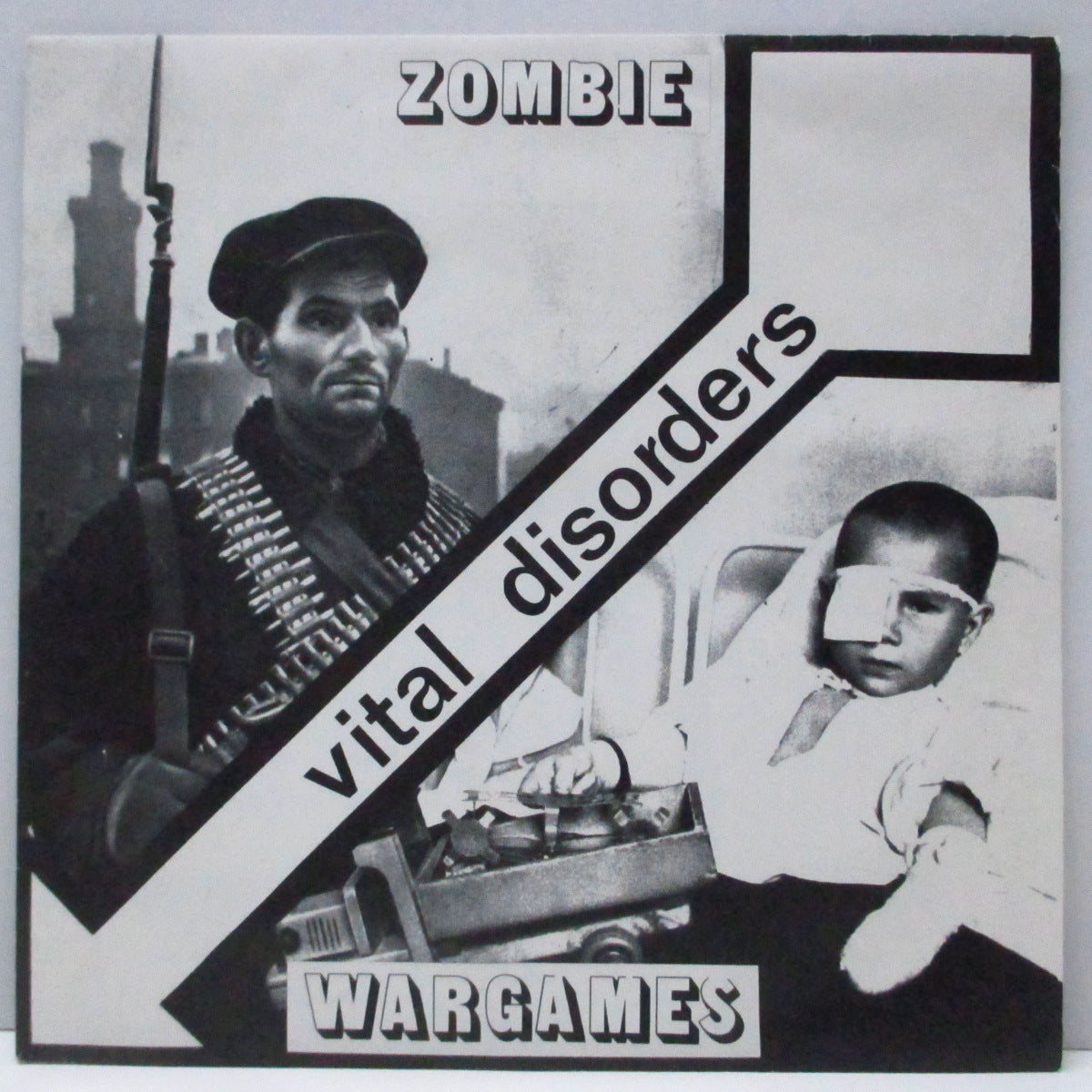VITAL DISORDERS (バイタル・ディスオーダーズ) - Zombie / Wargames (UK オリジナル 7"/マットソフト紙ジャケ) 女性ボーカルD.I.Y.ポストパンク !