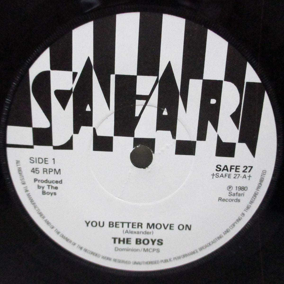 BOYS, THE (ザ・ボーイズ) - You Better Move On (UK オリジナル 7"/光沢固紙折り返しジャケ) アーサー・アレクサンダーのカバー!