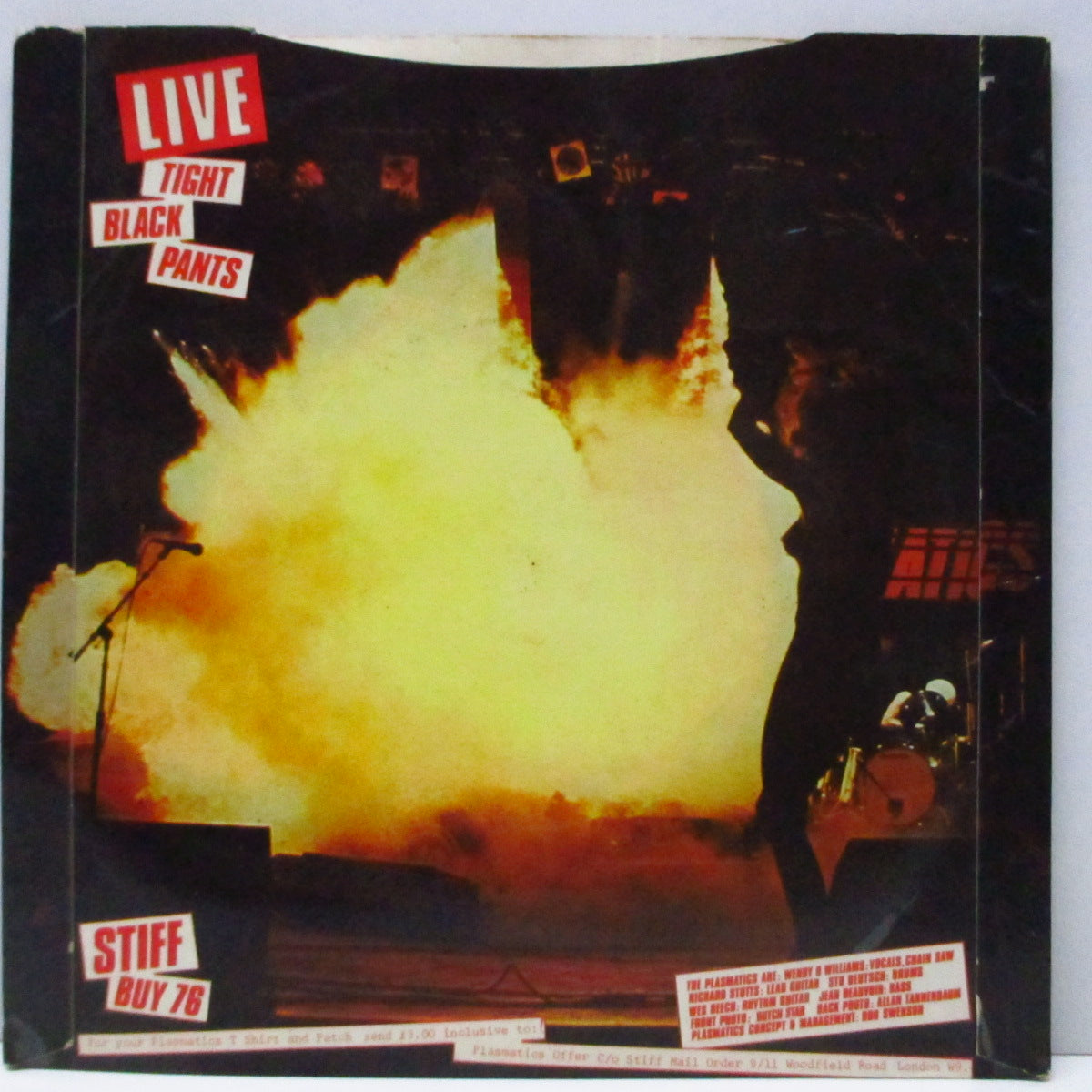 PLASMATICS (プラズマティックス) - Butcher Baby (UK 限定「赤/白マーブルヴァイナル」7"/両面コーティング折り返ジャケ)