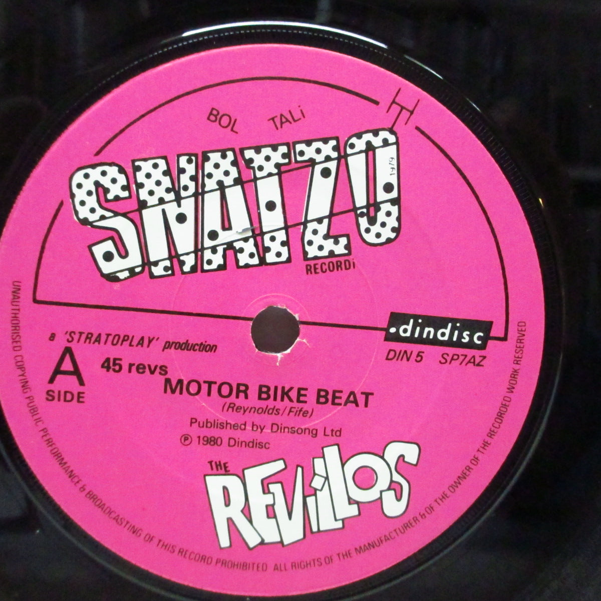 REVILLOS, THE (ザ ・レヴィロス) - Motor Bike Beat (UK オリジナル 7" /光沢固紙ジャケ) '80年セカンド!