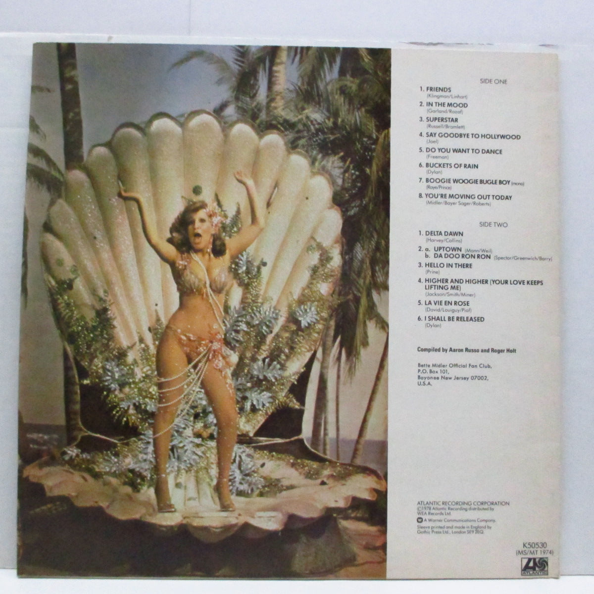 BETTE MIDLER (ベット・ミドラー) - The Best Of Bette (UK オリジナル LP)