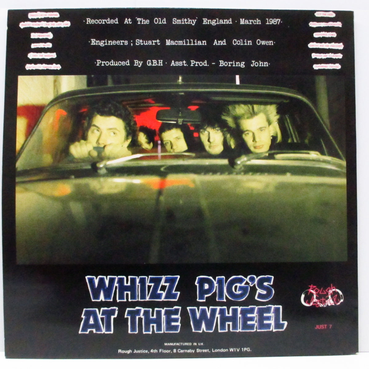 Charged G.B.H (チャージド G.B.H) - No Need To Panic! (UK オリジナル LP+インナー)近年稀な美品!