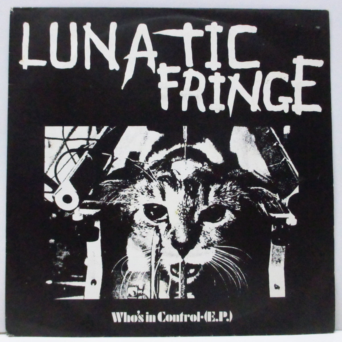 LUNATIC FRINGE (ルナティック・フリンジ) - Who's In Control E.P. (UK オリジナル 7"/光沢ソフト紙ジャケ) '82年ファースト!