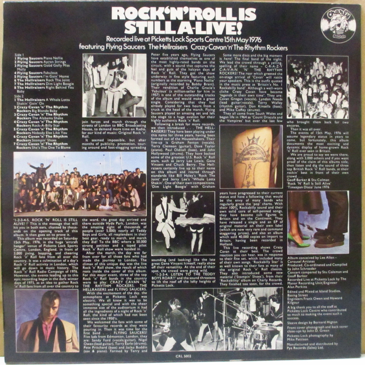 V.A. (英テディボーイ・ロカビリー・ライブ・コンピ) - Rock 'N' Roll Is Still A-Live! (UK オリジナル LP)