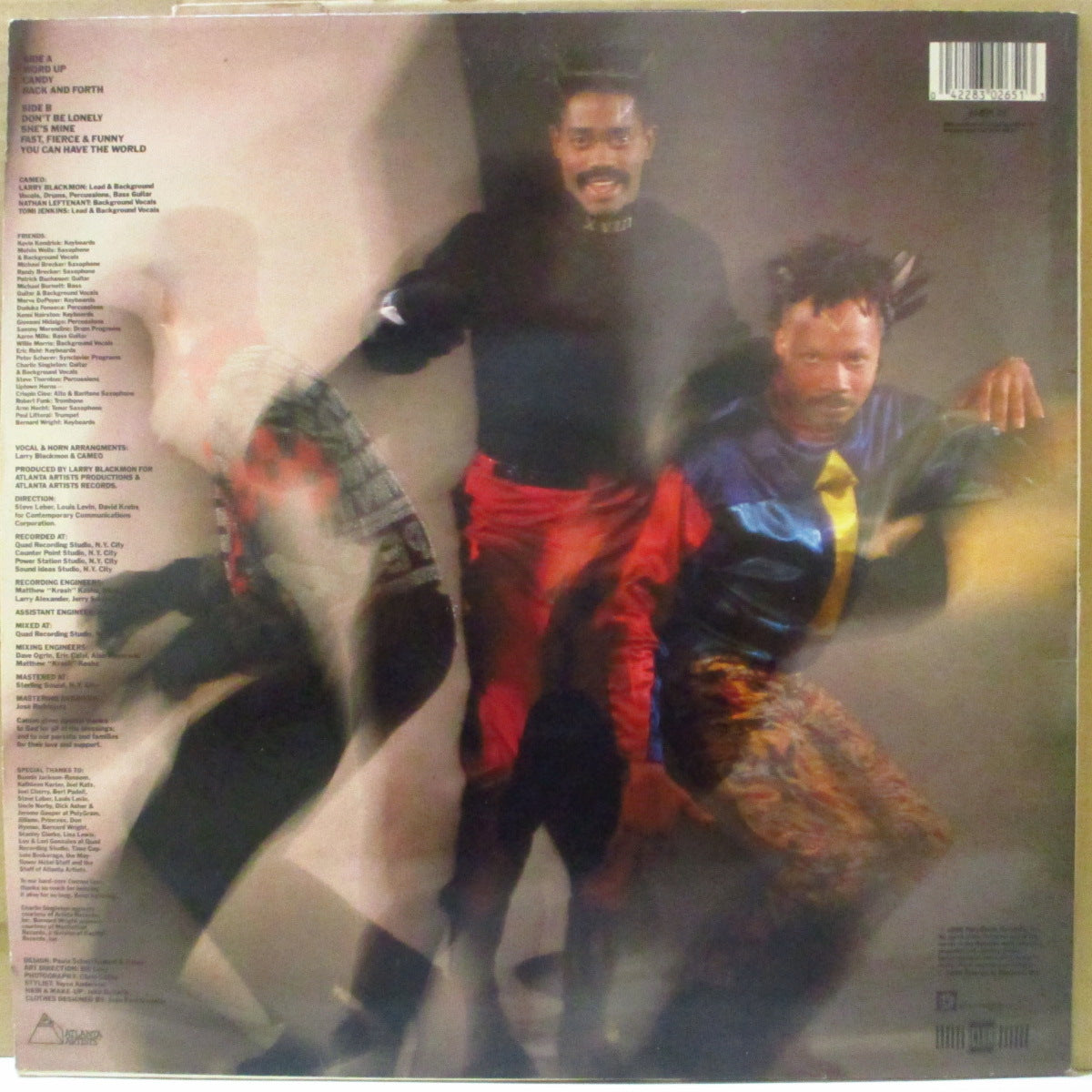 CAMEO (キャメオ) - Word Up ! (UK '86 オリジナル・ステレオ LP)エレクトリック・ファンク満載名作「ワード・アップ」