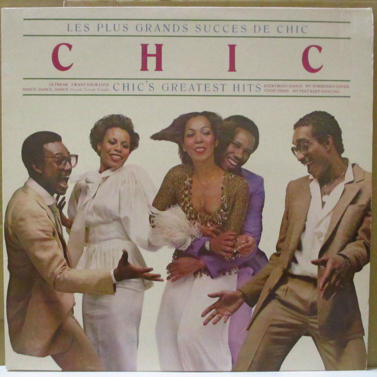 CHIC (シック) - Les Plus Grands Succes De Chic (Chic's Greatest Hits) (UK '79 オリジナル・ステレオ LP+インナー)「おしゃれフリーク」他、ベスト全7曲!