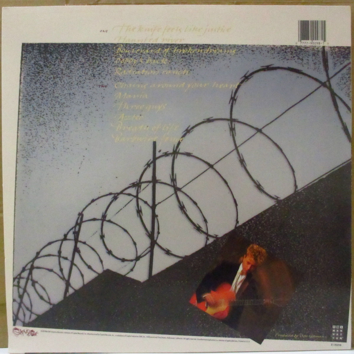 BRIAN SETZER (ブライアン・セッツァー) - Knife Feels Like Justice (US '87 再発 LP) '86年1stソロアルバム