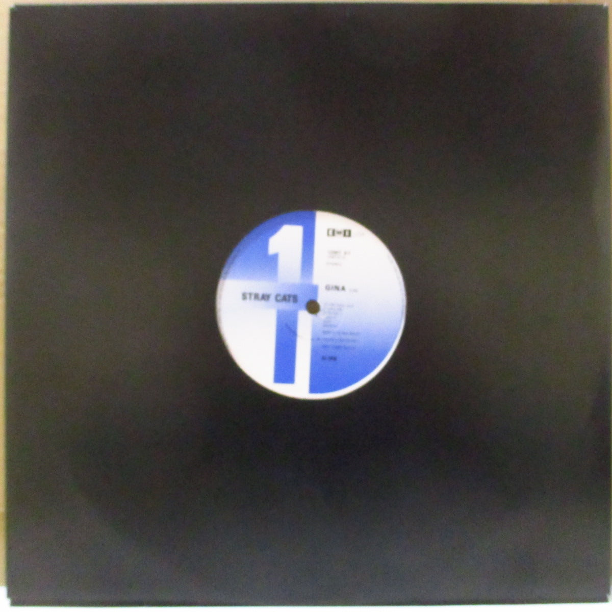 STRAY CATS (ストレイ・キャッツ) - Gina (UK '89 オリジナル3曲入り 12インチ/黒ダイカットスリーブ)