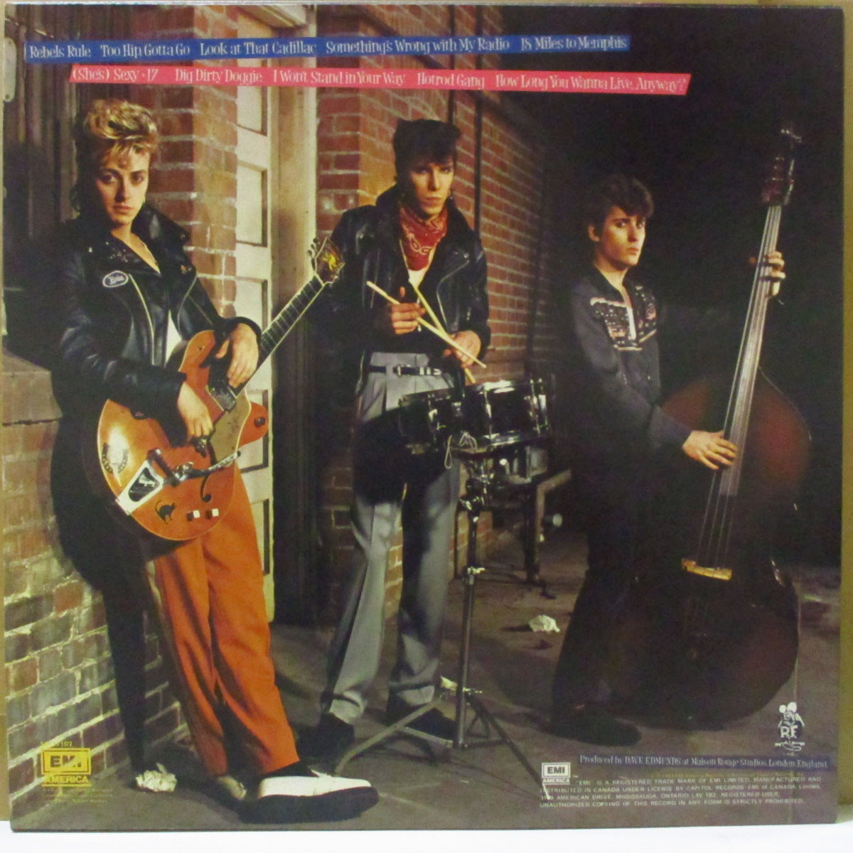 STRAY CATS (ストレイ・キャッツ) - Rant N' Rave With (Canada オリジナル LP+ソフト紙インナー) '83年3rdアルバム