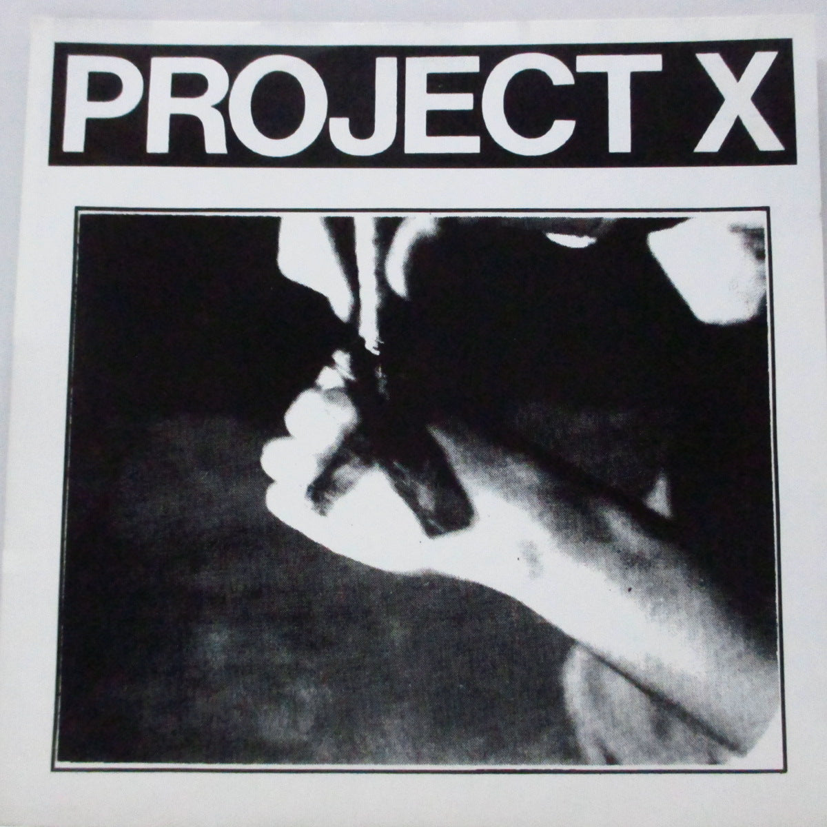 PROJECT X (プロジェクト・エックス) - Straight Edge Revenge (US '05「限定1,000枚」2回目の再発「黒盤」7"+折り返しジャケ/B9R:49A-2)