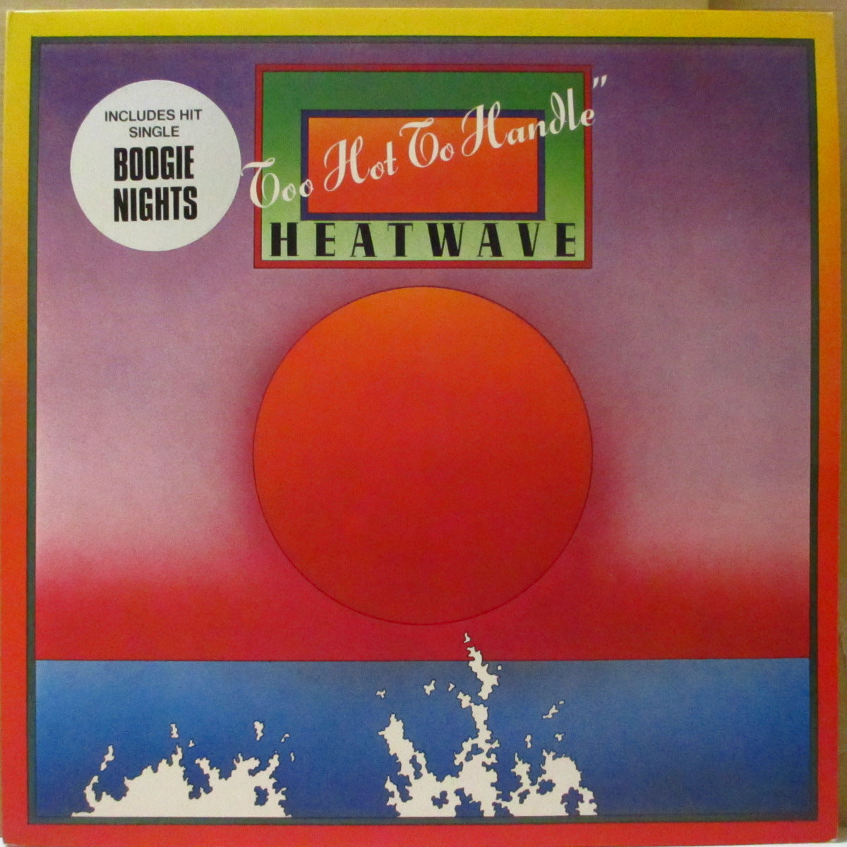 HEATWAVE (ヒートウェーブ) - Too Hot To Handle (UK '76 オリジナル・ステレオ LP)ファンキーディスコ名曲「ブギーナイツ」他、デビューアルバム。