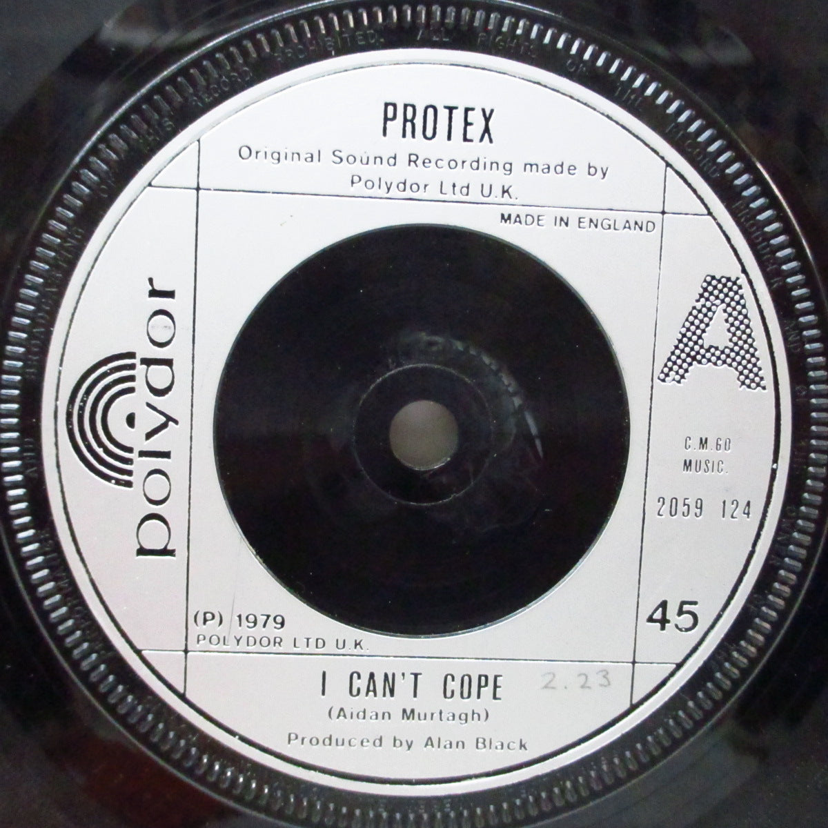 PROTEX (プロテックス) - I Can't Cope (UK オリジナル 7"/カンパニースリーブ) '79年セカンド!