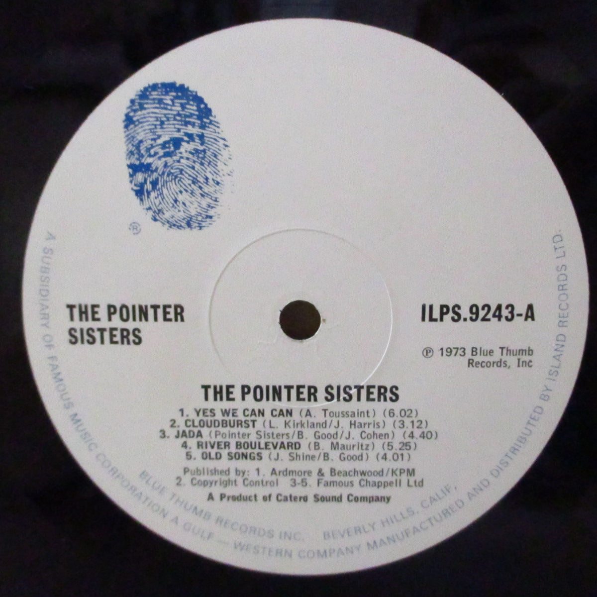 POINTER SISTERS (ポインター・シスターズ) - The Pointer Sisters (1st) (UK '73 オリジナル・ステレオ LP/見開きジャケ) デビュー・アルバム、英美品!