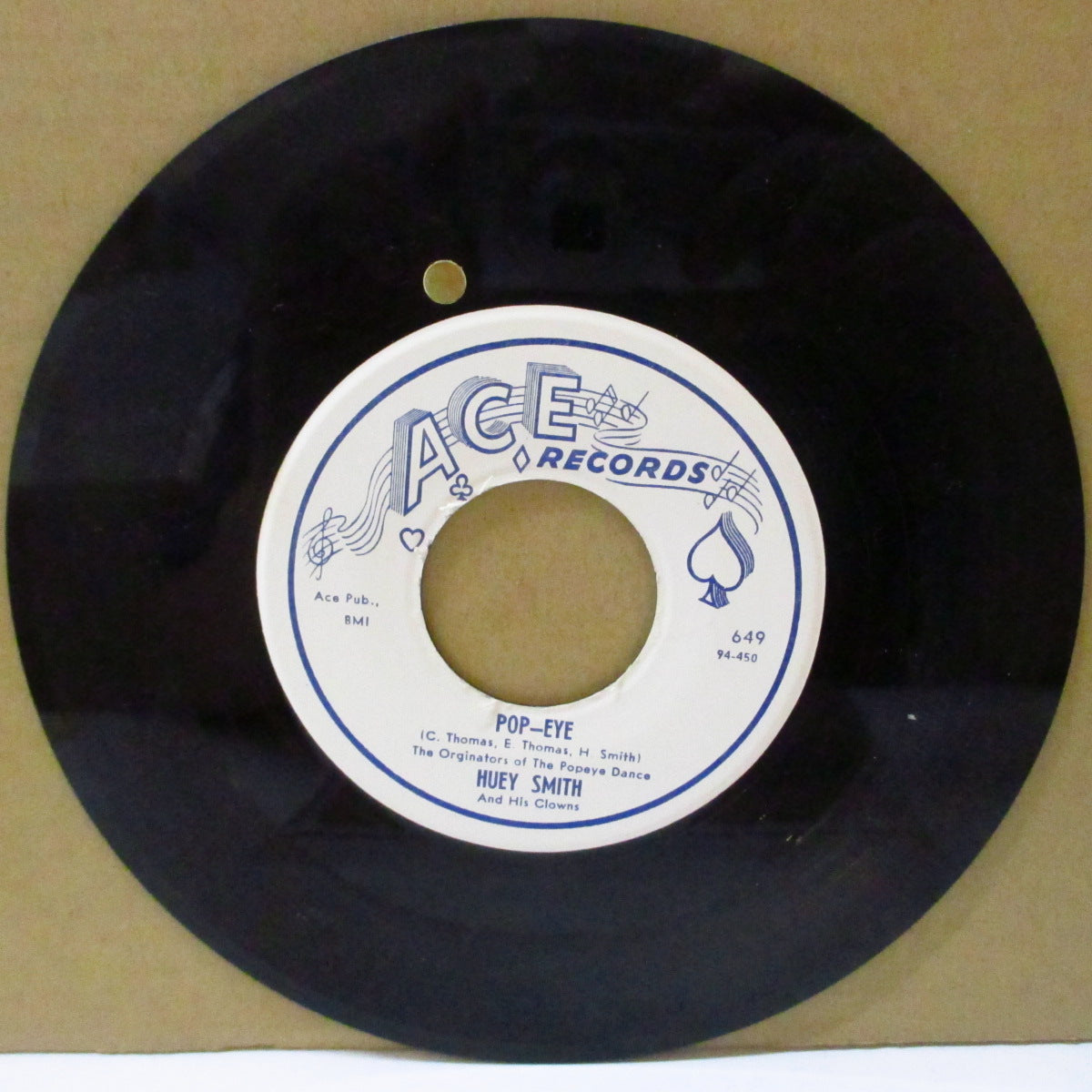HUEY (PIANO) SMITH (ヒューイ・ピアノ・スミス) - Pop-Eye / Scald-Dog (US '62 オリジナル 7インチ) ポパイ・ダンス・ノベルティR&B!