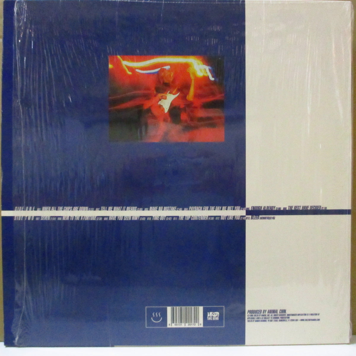 ANIMAL CHIN (アニマル・チン) - 20 Minutes From Right Now (US オリジナル LP+インサート/レアステッカー付き光沢ジャケ)