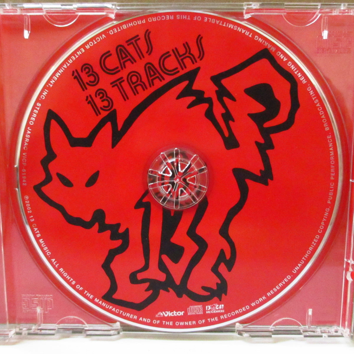13 CATS (13キャッツ) - 13 Tracks (Japan オリジナル CD+帯, ブックレット) '02年1stアルバム
