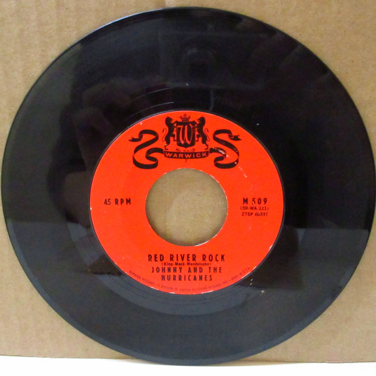 JOHNNY AND THE HURRICANES (ジョニー&ザ・ハリケーンズ) - Red River Rock (US 50's 再発「黒馬ロゴ、赤ラベ」7インチ) 大ヒット・ロッキン・インスト・カヴァ& ロッキン・ティティシェイク!