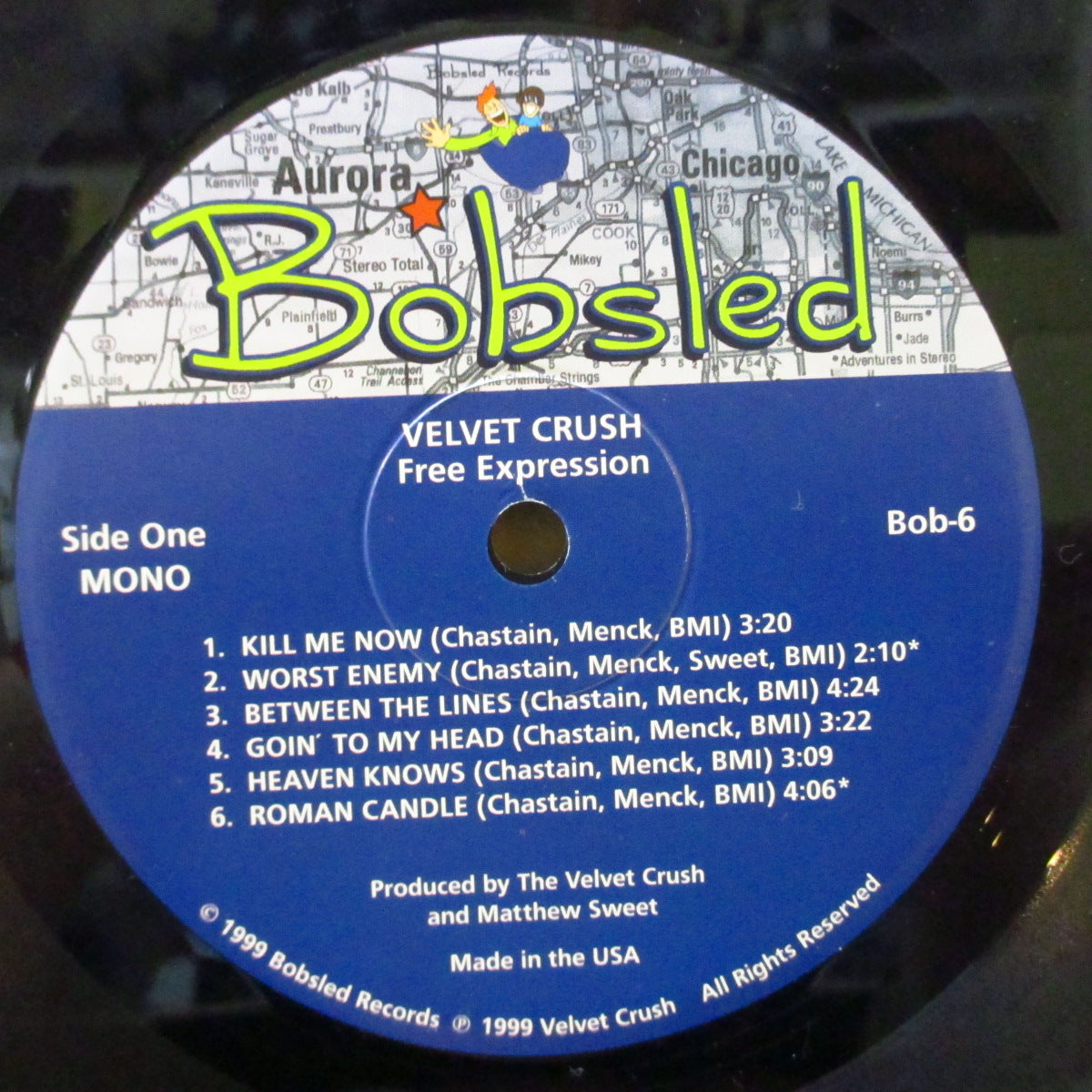 VELVET CRUSH (ヴェルヴェット・クラッシュ) - Free Expression (US オリジナル180グラム重量 LP+インナー, ポスター) '99年4thアルバム