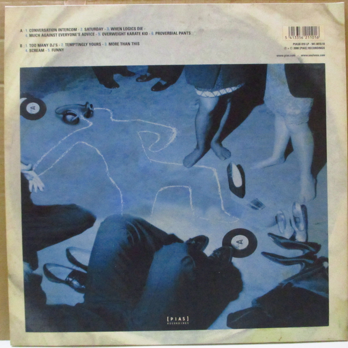 SOULWAX (ソウルワックス) - Much Against Everyone's Advice (EU オリジナル LP/光沢見開きジャケ) '98年2ndアルバム