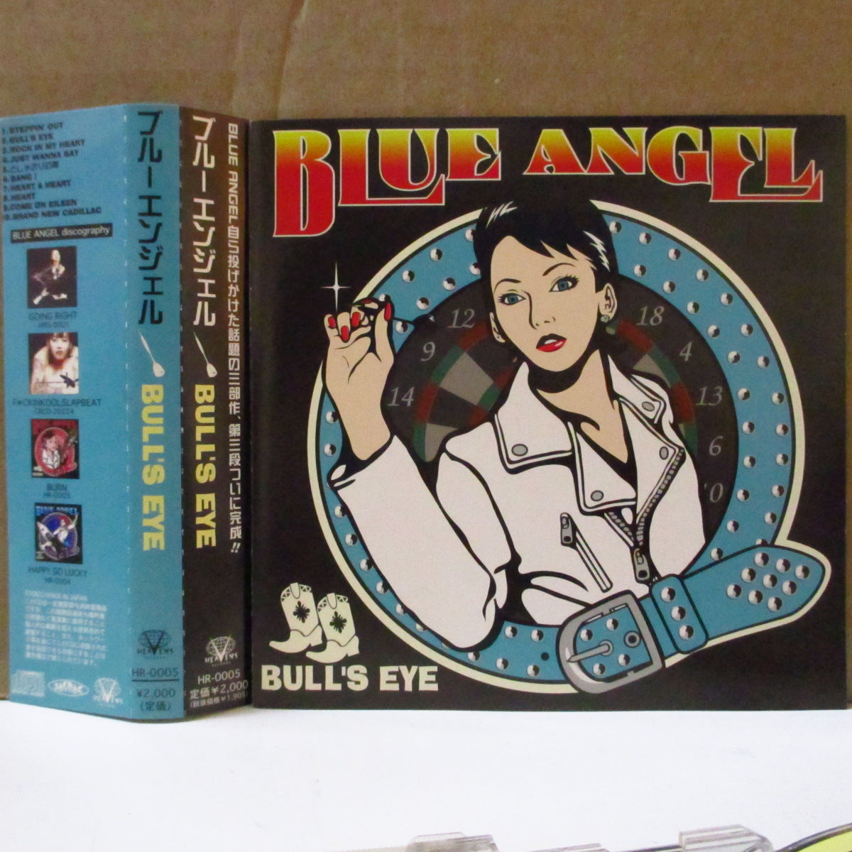 BLUE ANGEL (ブルー・エンジェル) - Bull's Eye (Japan オリジナル CD+帯) '03年アルバム