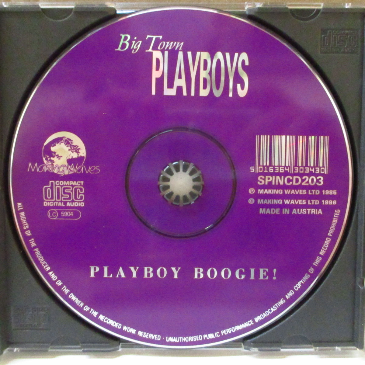 BIG TOWN PLAYBOYS (ビッグ・タウン・プレイボーイズ) - Playboy Boogie! (UK '96 再発 CD) '85年1stアルバム