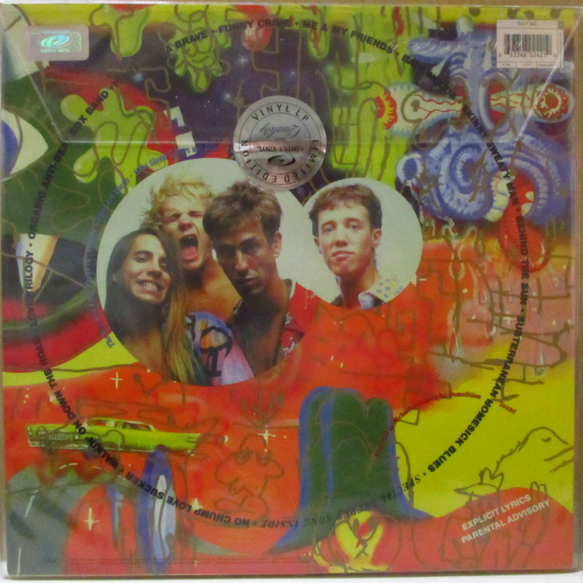 RED HOT CHILI PEPPERS (レッド・ホット・チリ・ペッパーズ) - The Uplift Mofo Party Plan (EU '00 限定再発180グラム重量 LP+レアステッカー付きPVC, インサート) '87年3rdアルバム