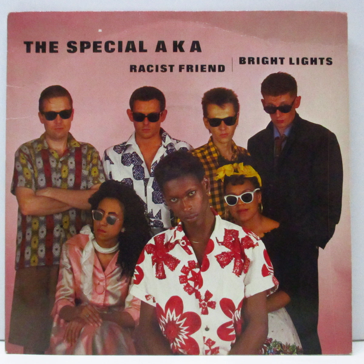 SPECIAL AKA, THE (SPECIALS, THE) (ザ・スペシャル AKA) - Racist Friend / Bright Lights (UK オリジナル「紙ラベ」7"/光沢固折り返しジャケ) 銀文字バージョン!