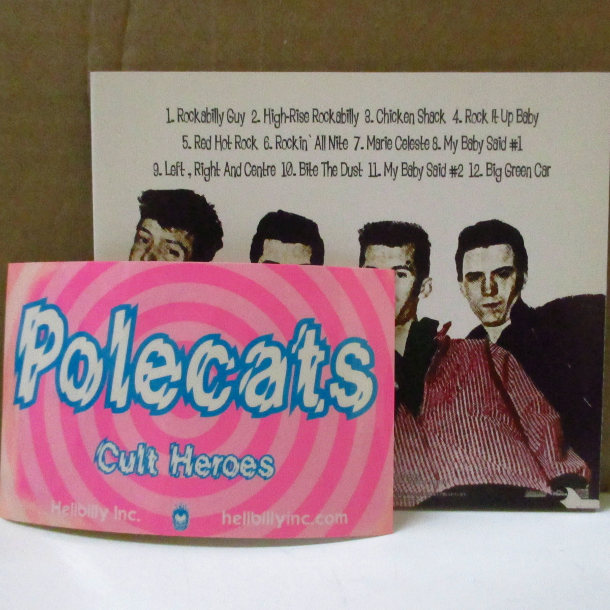 POLECATS (ポールキャッツ) - Cult Heroes (Japan '04 再発 CD+帯, ステッカー) '84年レアトラック・コンピ