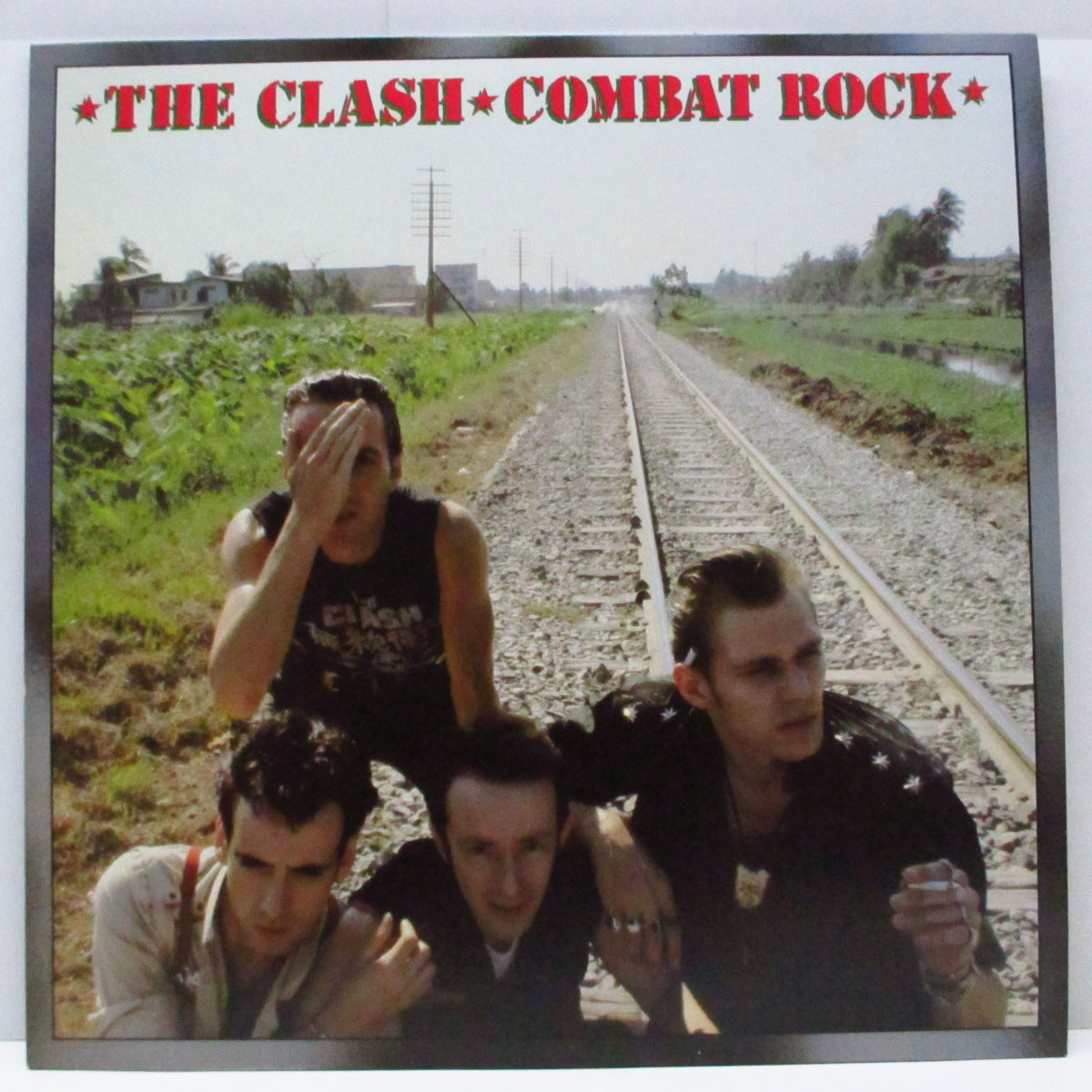 CLASH, THE (クラッシュ) - Combat Rock (Japan オリジナル LP/帯欠) 初回ビッグポスター付き!