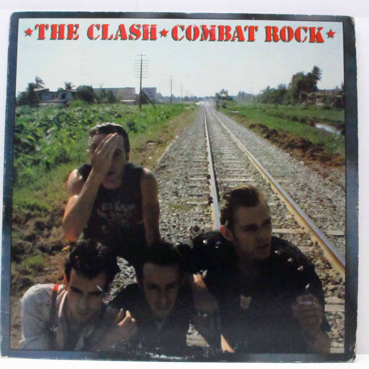CLASH, THE (クラッシュ) - Combat Rock (US 80' s 再発「青ラベ」LP/FE 37689)