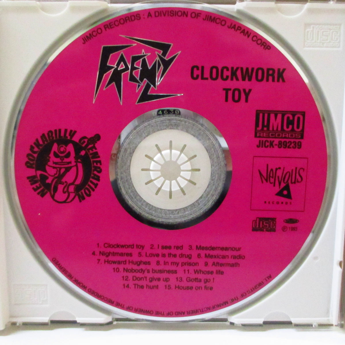 FRENZY (フレンジー) - 時計仕掛けのフレンジー - Clockwork Toy (Japan '93 再発 CD+帯) '86年2ndアルバム