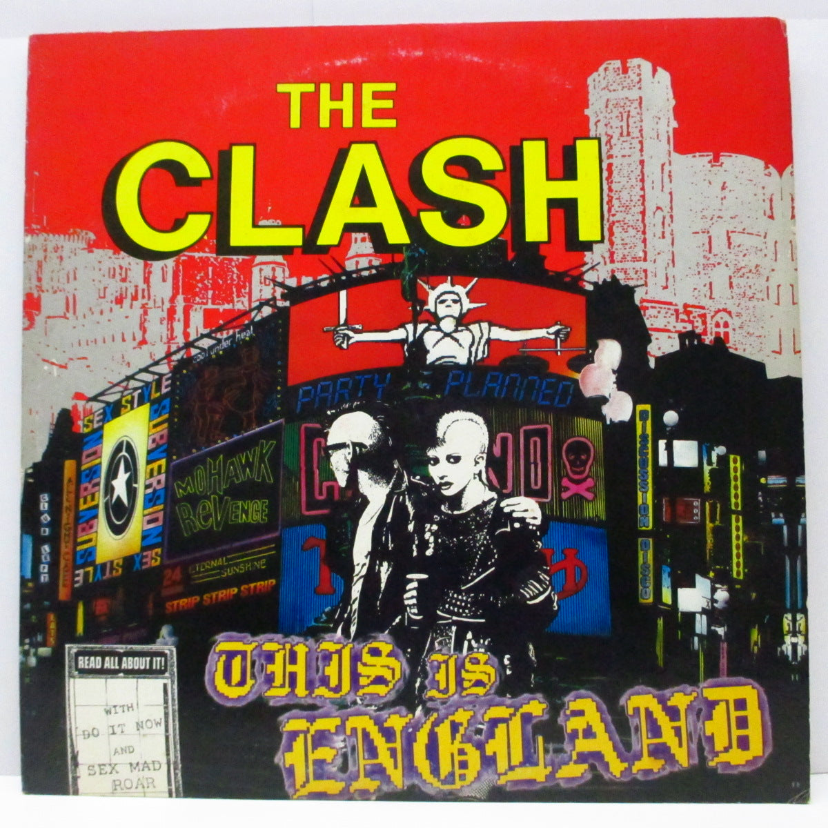 CLASH, THE (クラッシュ) - This Is England + 2 (Japan オリジナル 12"/帯、インサート共に欠)