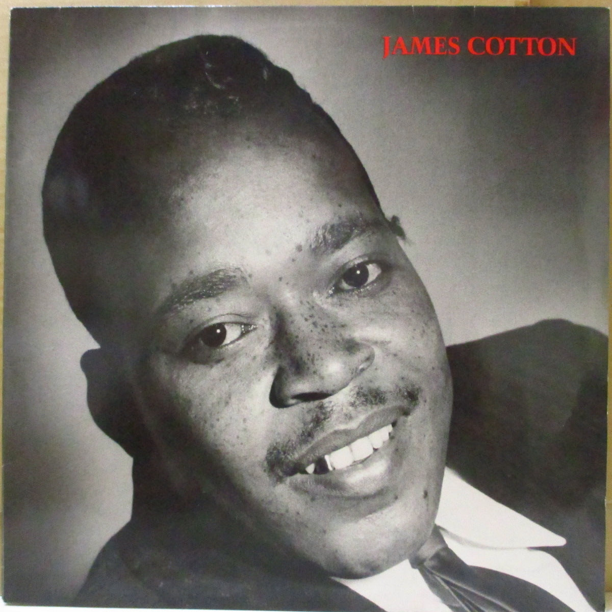 JAMES COTTON (ジェイムズ・コットン) - From Cotton With Verve (オランダ '86 オリジナル LP) シカゴ・ブルース界巨匠ハーピスト)'67〜'68年3枚のアルバムから選曲の初期ベストコンピ!