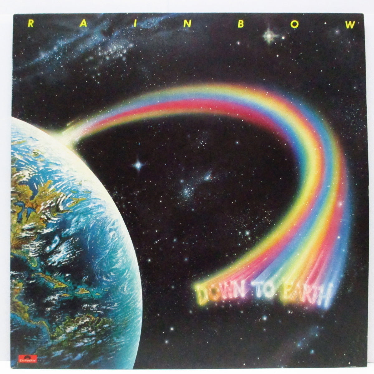 RAINBOW (レインボウ) - Down To Earth (UK オリジナル「ブラックヴァイナル」LP+インナー) '79年4thアルバム !