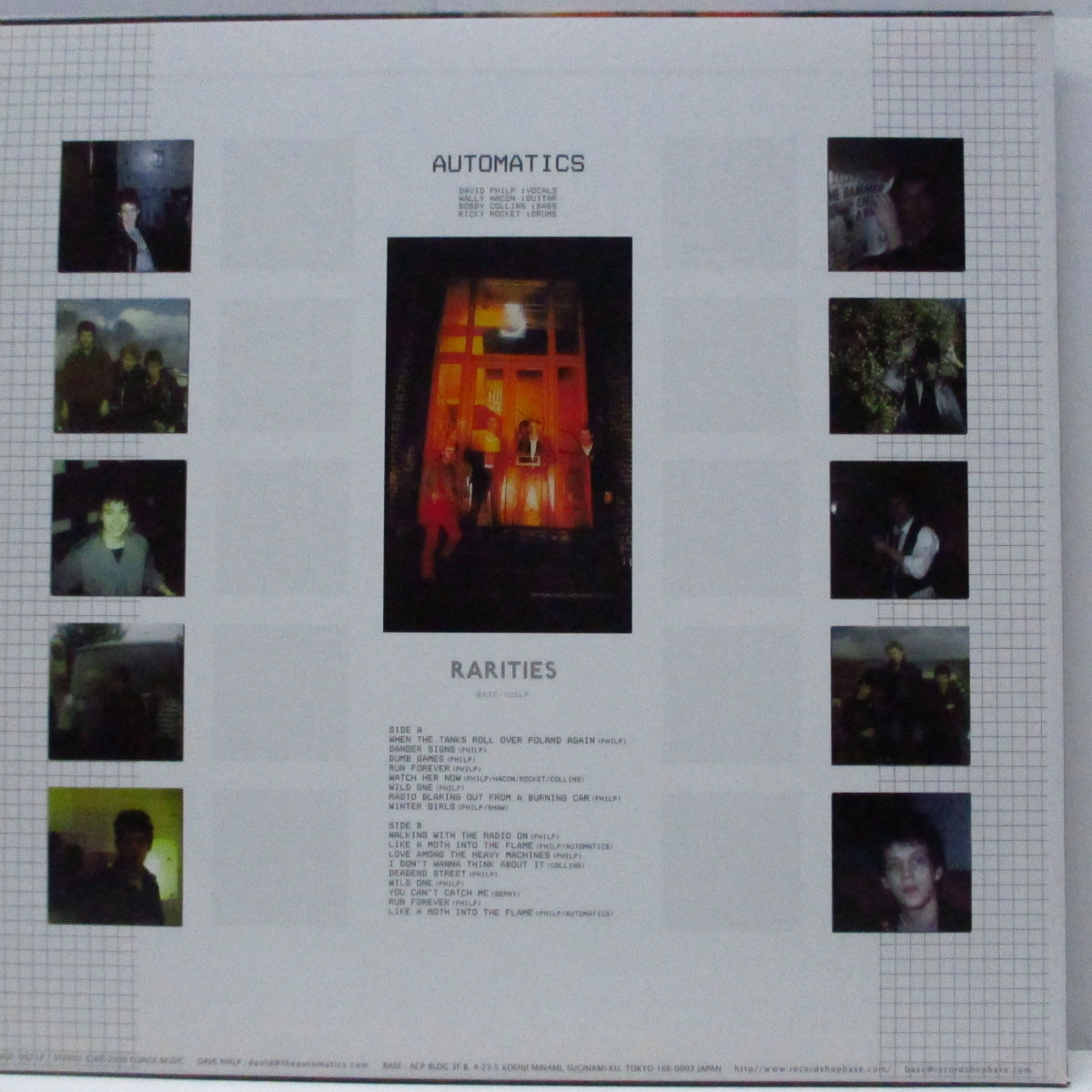 AUTOMATICS (オートマティックス) - Rarities (Japan オリジナル LP) 未発表の初期セッション+ デモ !