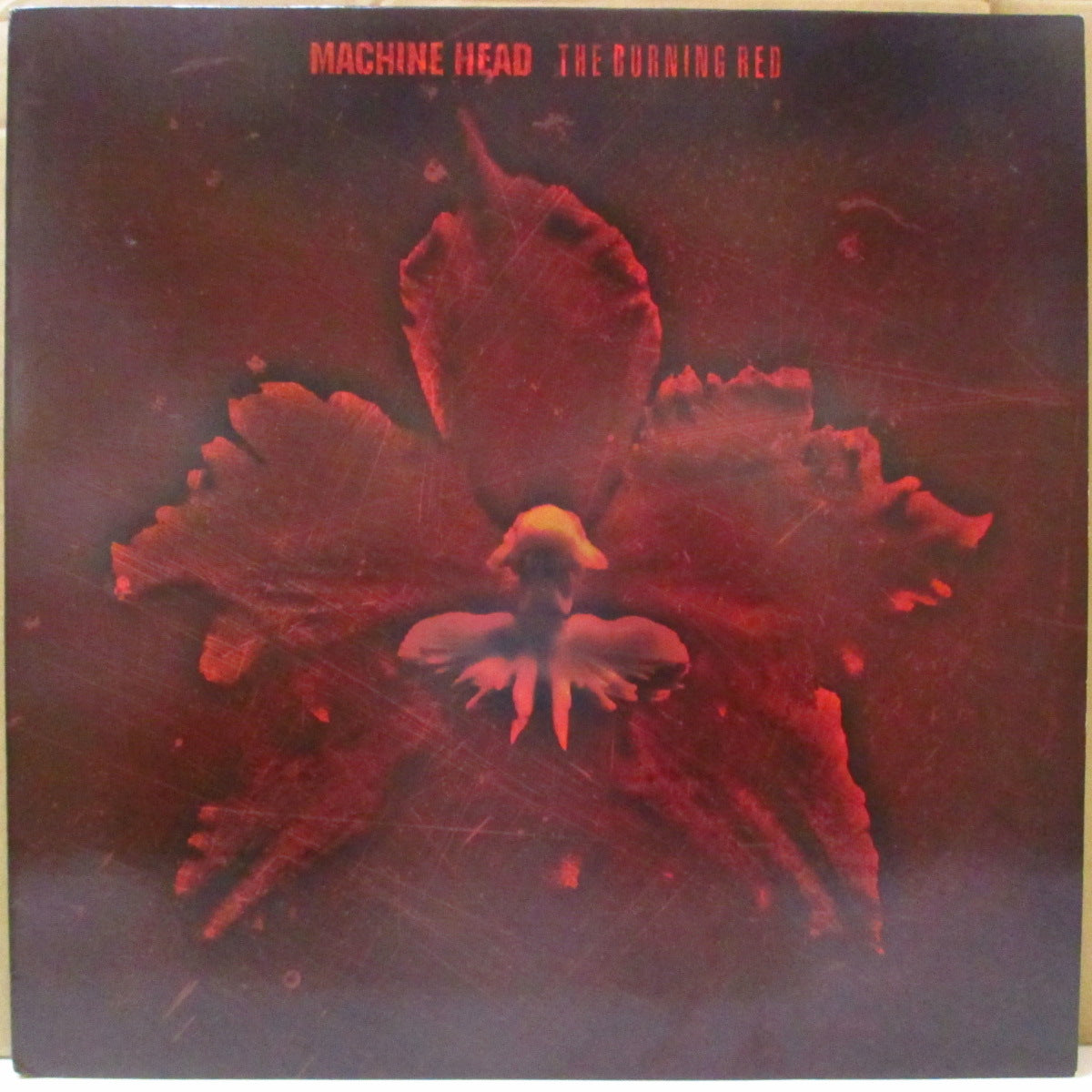 MACHINE HEAD (マシーン・ヘッド) - The Burning Red (US-EU 共通オリジナル LP+インナー) '99年3rdアルバム