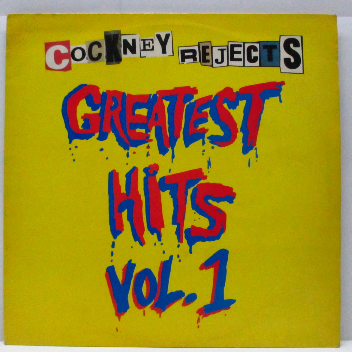 COCKNEY REJECTS (コックニー・リジェクツ) - Greatest Hits Vol.1(UK オリジナル「茶色ラベ」LP) '80年ファースト!
