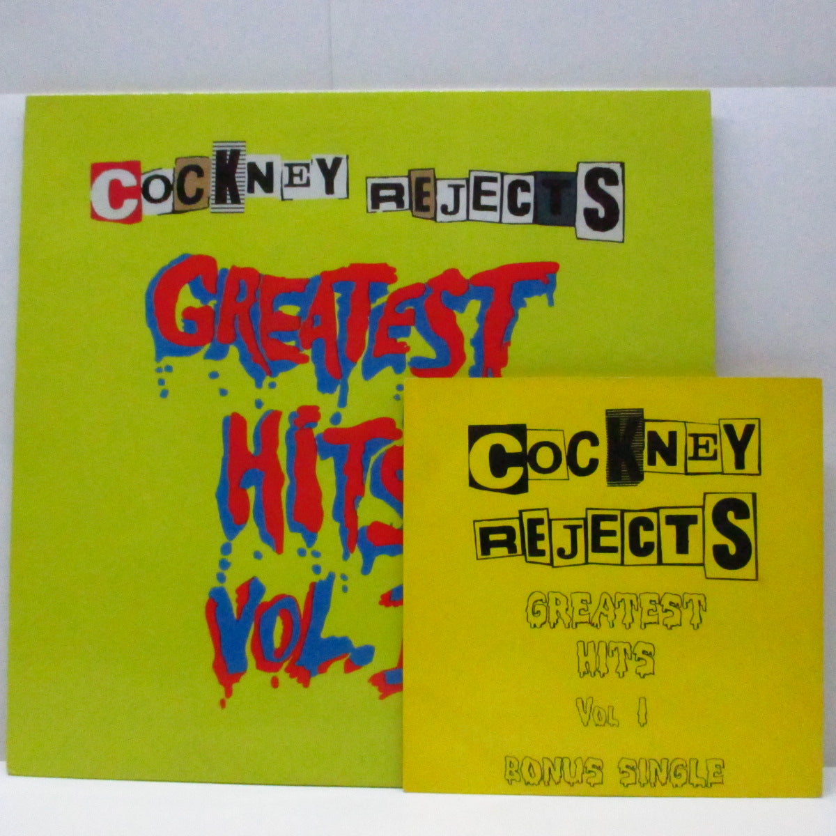 COCKNEY REJECTS (コックニー・リジェクツ) - Greatest Hits Vol.1 (UK '93 再発 LP+ボーナス7"/Dojo LP 136) インナー無 !