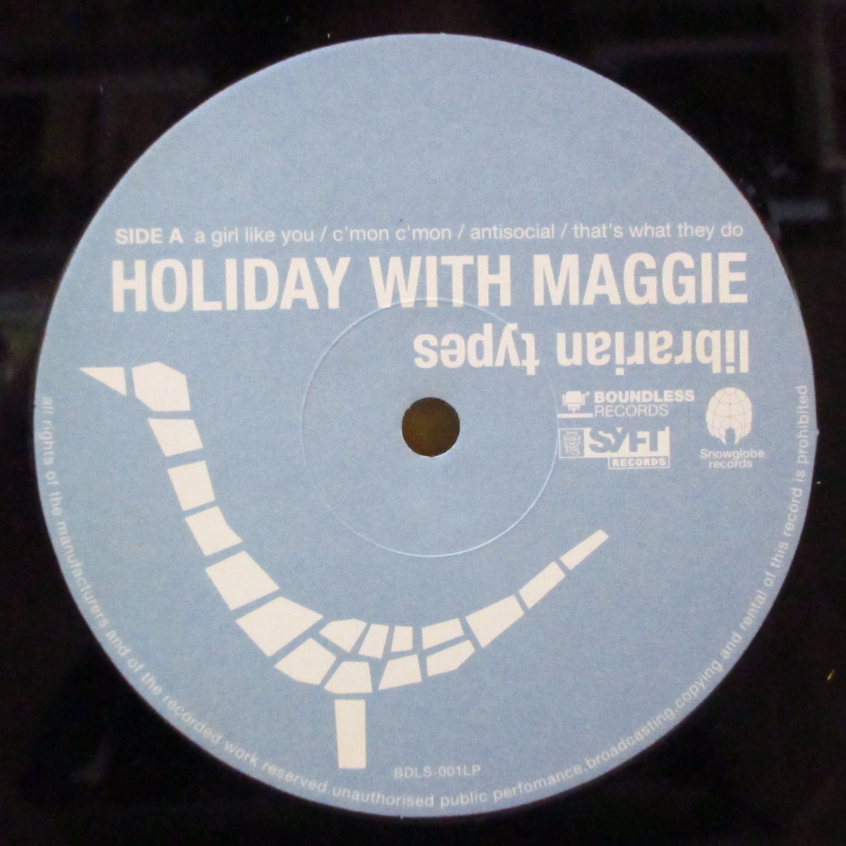 HOLIDAY WITH MAGGIE (ホリディ・ウィズ・マギー) - Librarian Types (Japan オリジナル MLP+インサート) '02年ミニアルバム