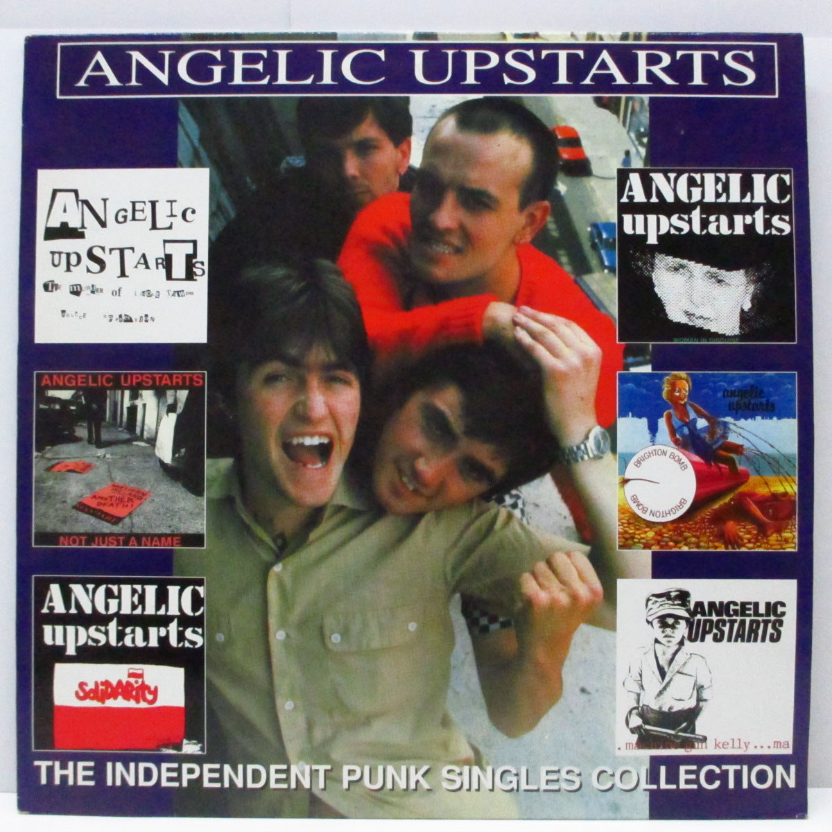 ANGELIC UPSTARTS (エンジェリック・アップスターツ) - The Independent Punk Singles Collection (UK オリジナル LP+インサート)