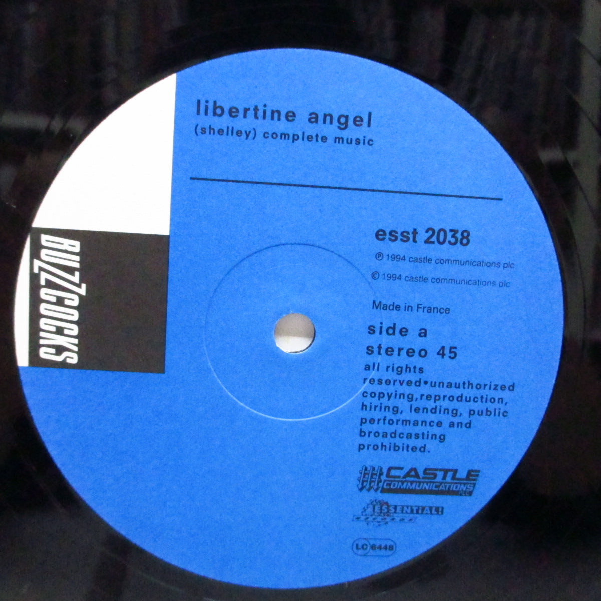 BUZZCOCKS (バズコックス) - Libertine Angel +2 (UK オリジナル 12") 全曲アルバム未収録!