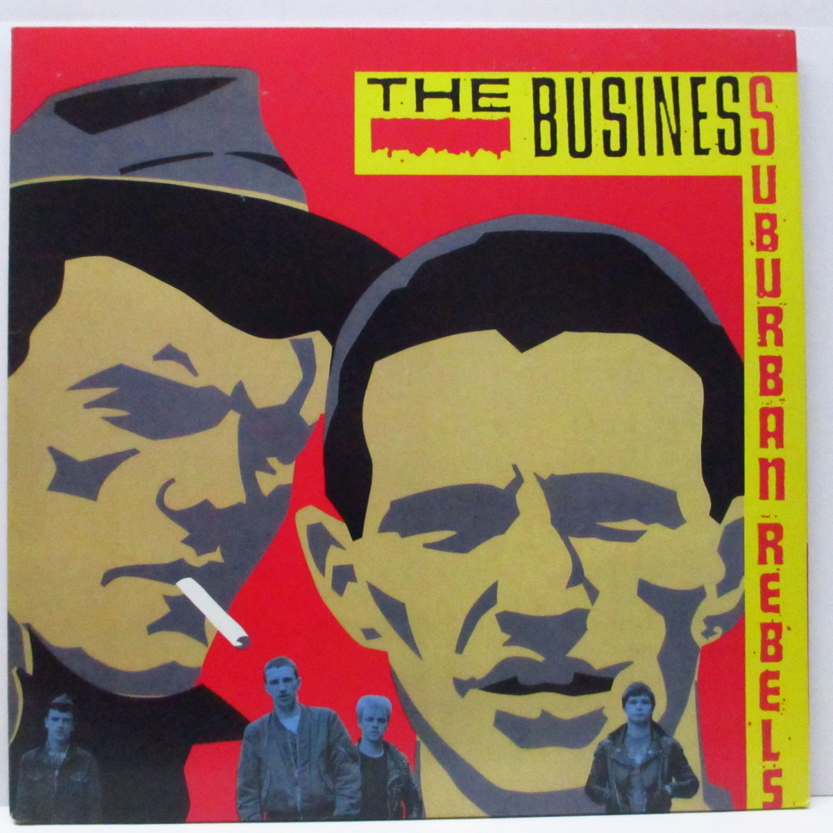 BUSINESS, THE (ザ・ビジネス) - Suburban Rebels (US '96 再発「ブラックヴァイナル」LP+見開ジャケ/Taang! 121) '83年ファースト!