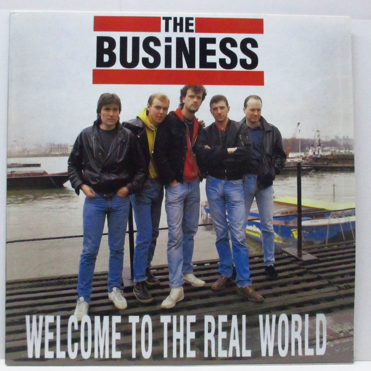 BUSINESS, THE (ザ・ビジネス) - Welcome To The Real World (US '96 再発「ブラックヴァイナル」LP/ Taang! 123) '88年サード!