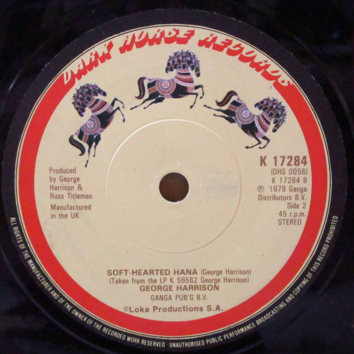 GEORGE HARRISON (ジョージ・ハリスン) - Love Comes To Everyone (UK '79 オリジナル 7インチ+wea社カンパニースリーブ)