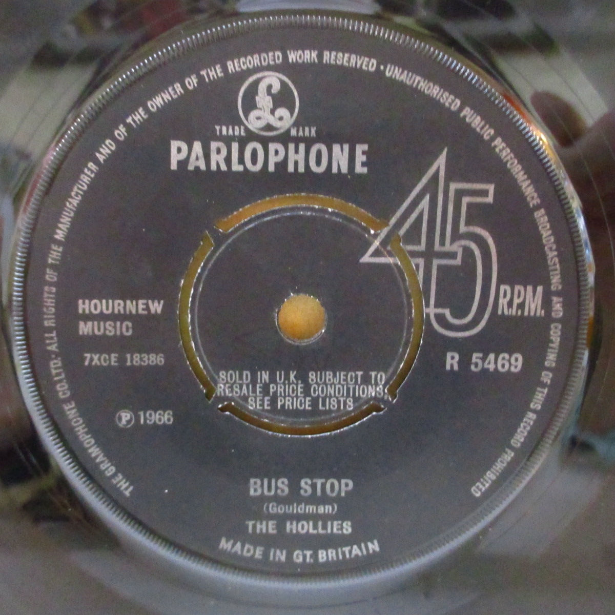 HOLLIES (ホリーズ) - Bus Stop (UK '66 オリジナル 7インチ+カンパニースリーブ)