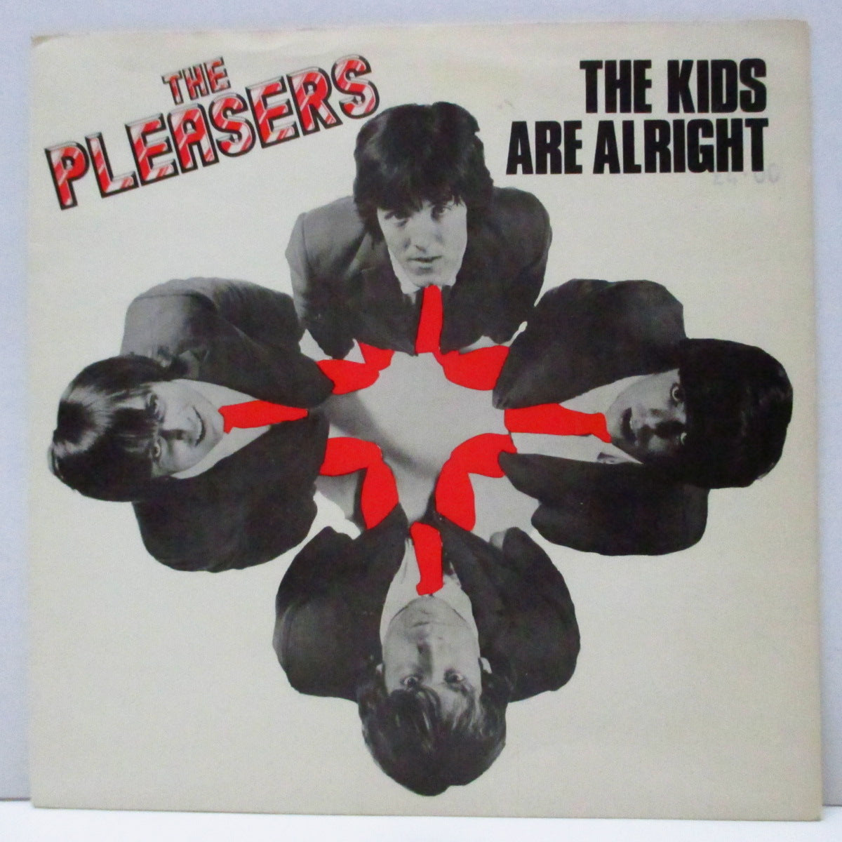 PLEASERS, THE (ザ・プリーザーズ) - The Kids Are Alright (UK オリジナル 7"/光沢固紙折り返しジャケ)ザ・フーの名曲カバー