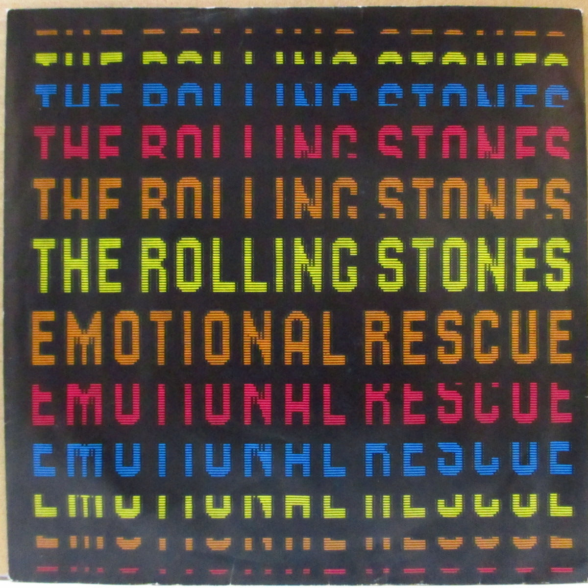 ROLLING STONES (ローリング・ストーンズ) - Emotional Rescue (UK '80 オリジナル「ラウンドセンター」 7インチ+光沢ソフト紙ジャケ)