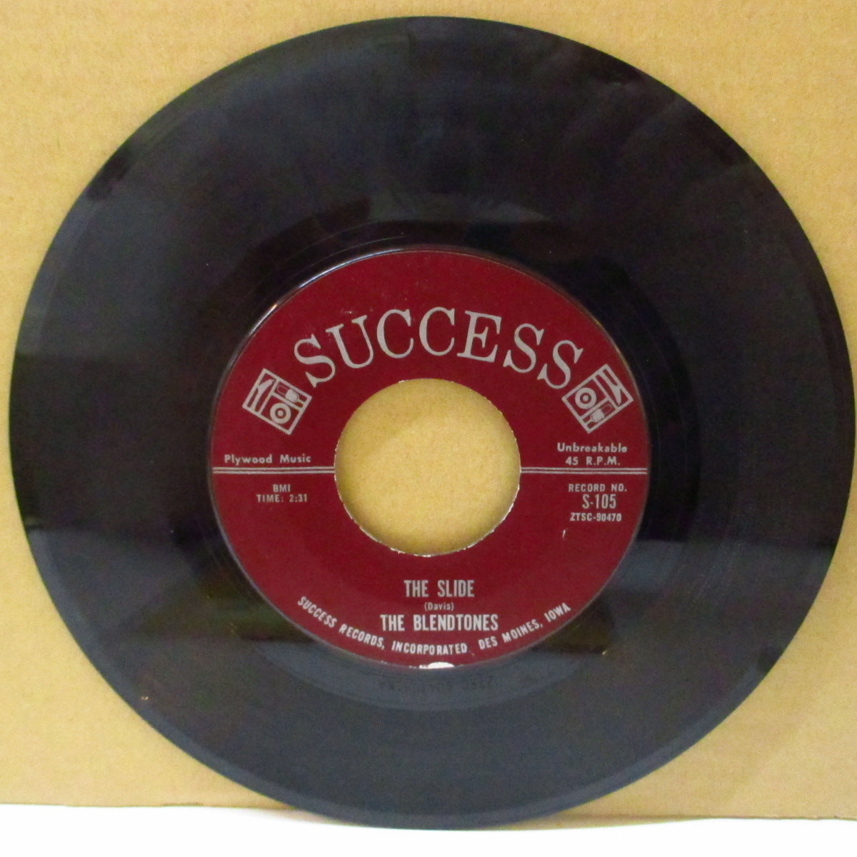 BLENDTONES, THE (ザ・ブレンドトーンズ) - The Slide / Come On Home (US '63 オリジナル7インチ)スライド・ダンスR&B + R&Bノーザン