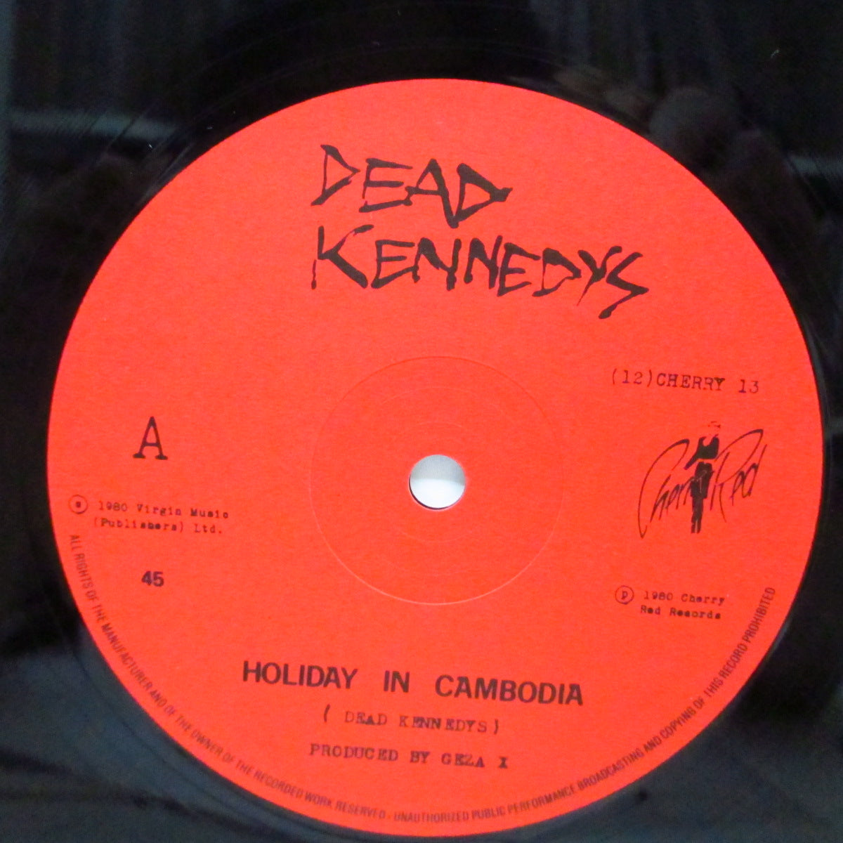 DEAD KENNEDYS (デッド・ケネディーズ) - Holiday In Cambodia (UK 80's 再発「MPO」プレス 12" ) 英国のみの12"バージョン!